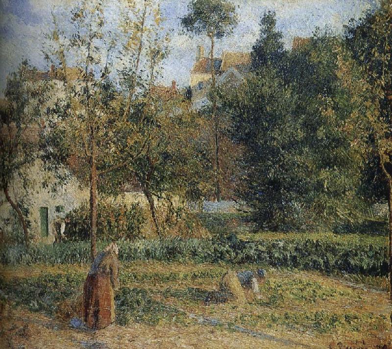 Camille Pissarro Schwarz Metaponto the outskirts of the orchard oil painting image